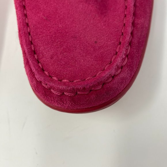 tod's suede slip on loafers moccasins - Picture 6 of 9